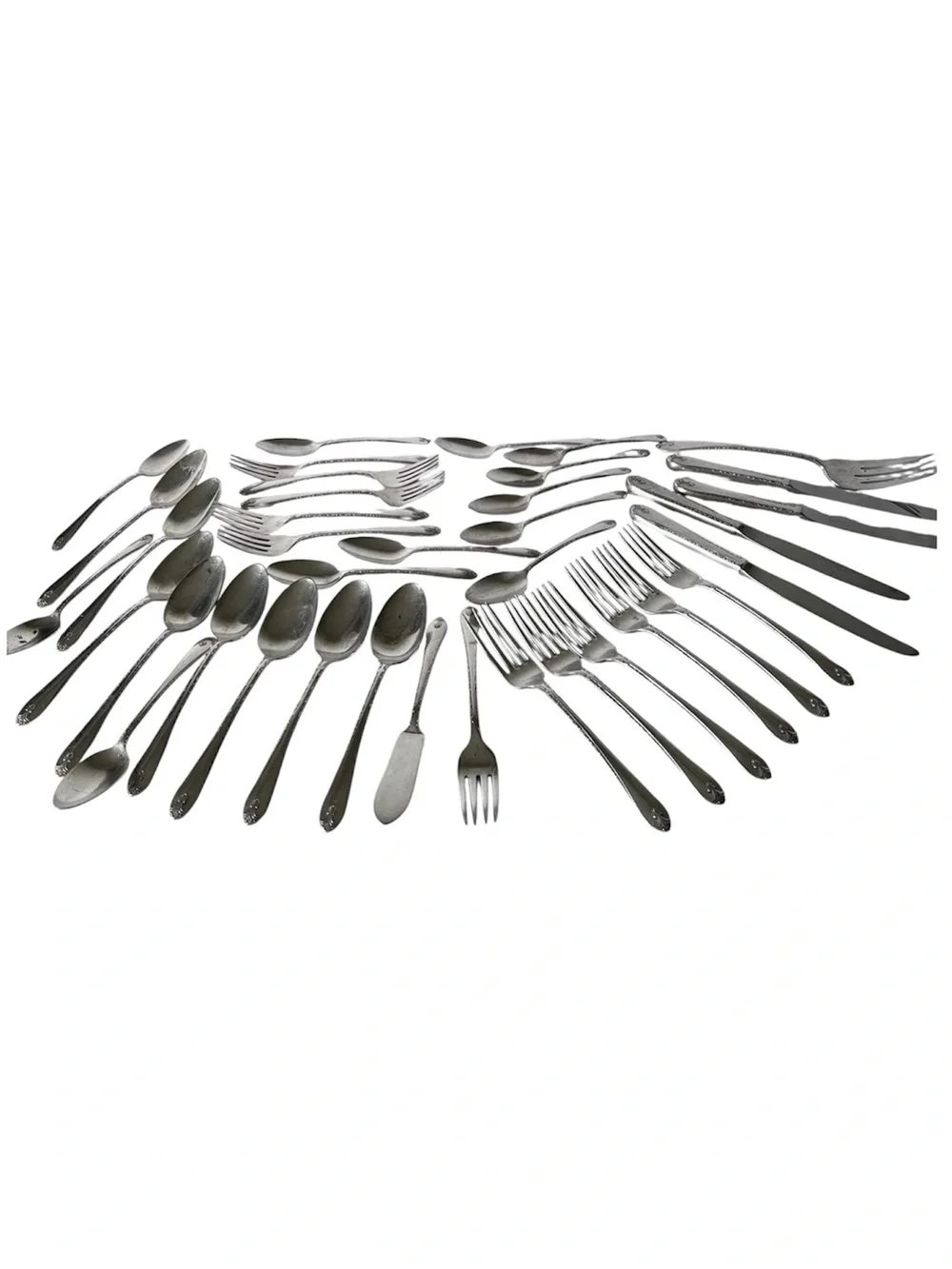 Vintage WM Rogers “Exquisite” IS Silverware 38 Pcs Flatware Set Replace Addition
